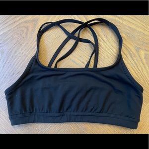 Athleta sports bra S black